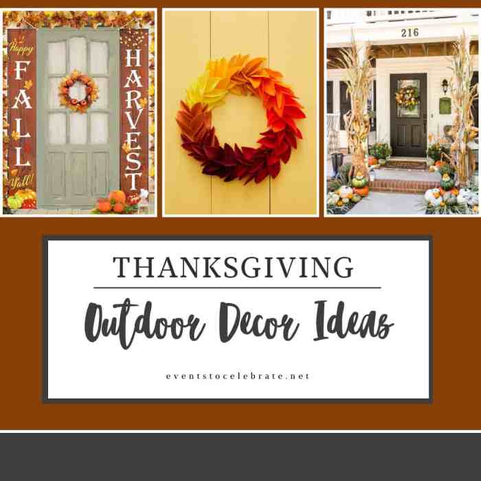 Outdoor thanksgiving decor ideas