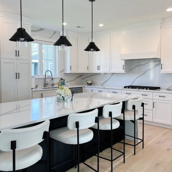 Black and white kitchen decor ideas