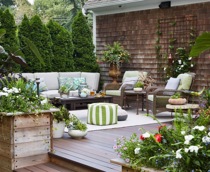 Back patio decor ideas