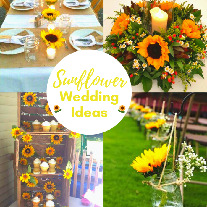 Sunflower decor for outdoors