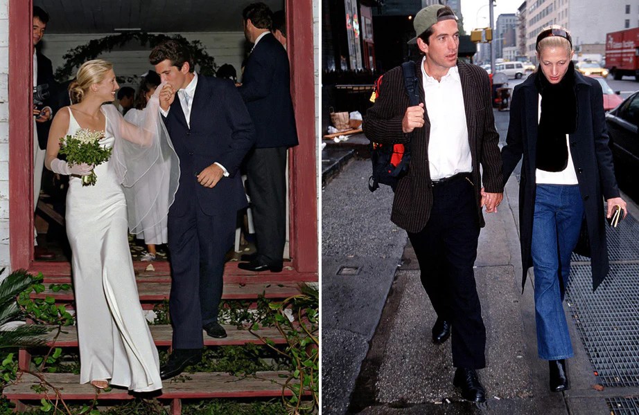 John f kennedy jr wife wedding dress