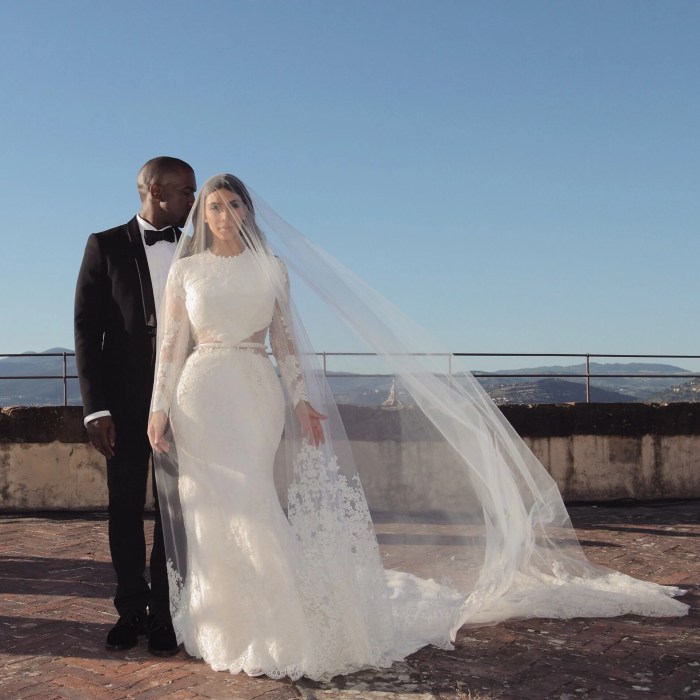 Kim kanye wedding dress