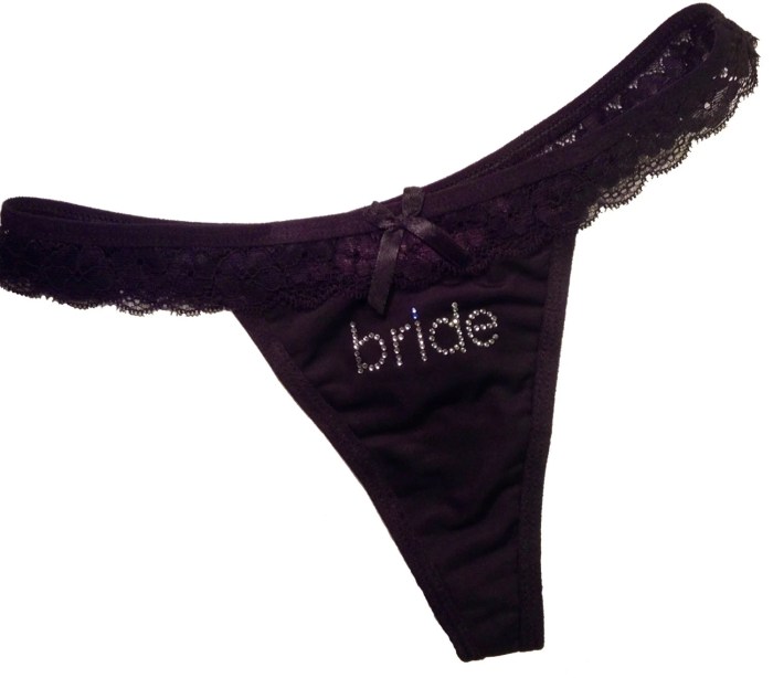 Invisible thong for wedding dress