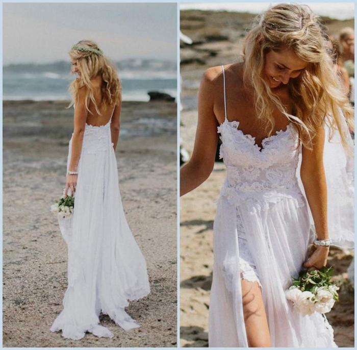 Long Flowy Dresses for Beach Weddings