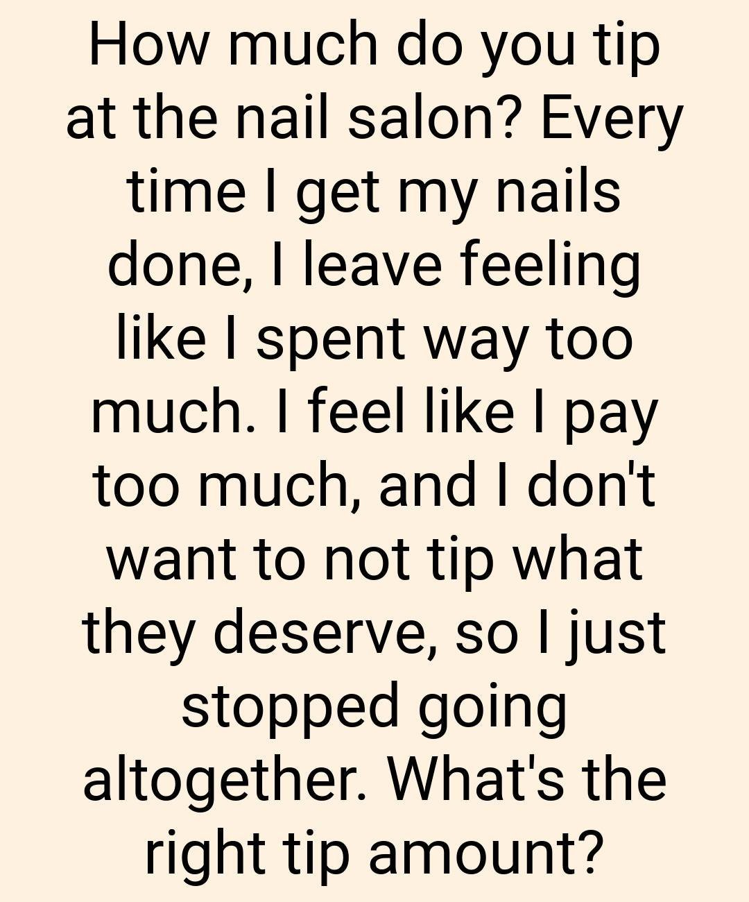 What’s the Right Tip Amount for the Nail Salon?