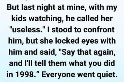 He Called Her “Useless” in Front of Everyone — But When She Calmly Mentioned the Year 1998, the Entire Room Fell Silent, and He Realized Too Late That the Woman He’d Just Insulted Was the Reason His Career Even Existed