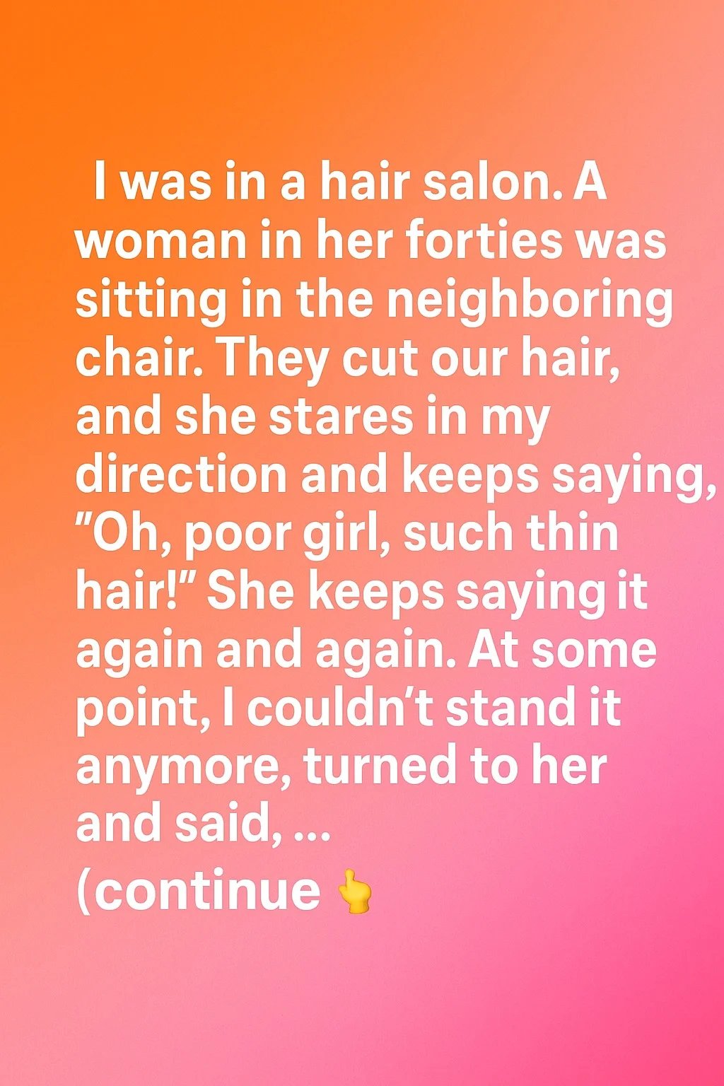 She Mocked My ‘Thin Hair’ at the Salon — My Response Left Her Speechless