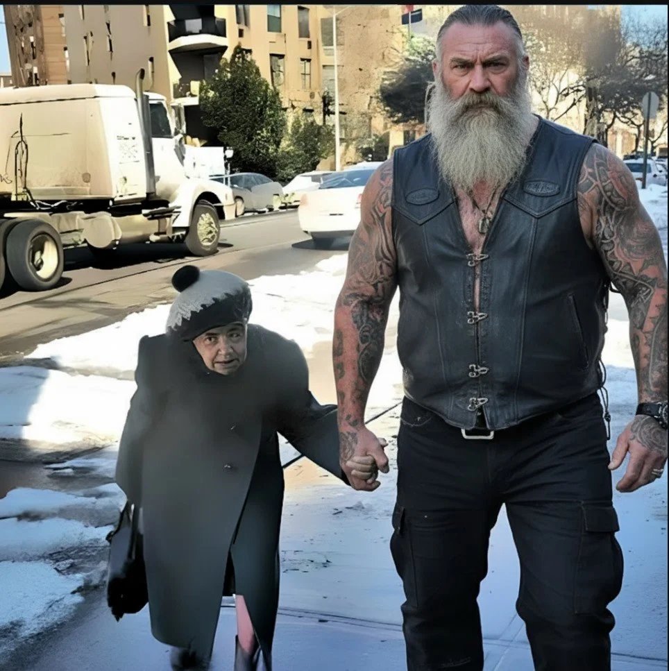 87-Year-Old Woman Fired Her Home Care Nurse And Hired A Tattooed Biker Instead