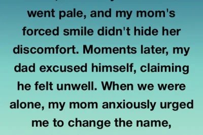 The Name I Chose for My Son and the Secret My Parents Never Expected to Face