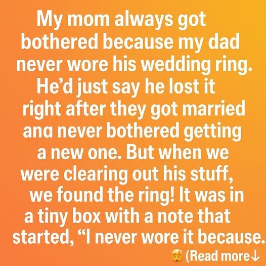 THE RING THAT KEPT HIS PROMISE ALIVE