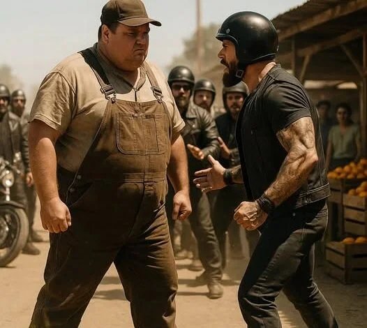 Bikers Harass A Fat Farmer At A Market, Not Knowing He Is A Retired Delta Force Commander!