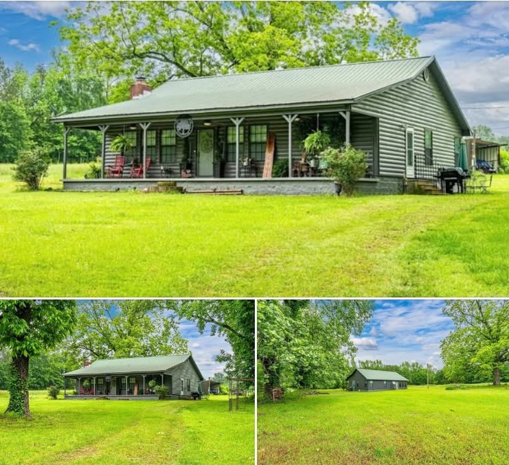 1-Bedroom Log Cabin on 12.92 Acres in Nashville, Arkansas