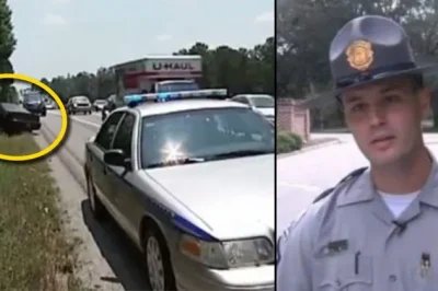 Cop Finds Parked Car On Highway, Spots Occupant With ‘Ear Protection’