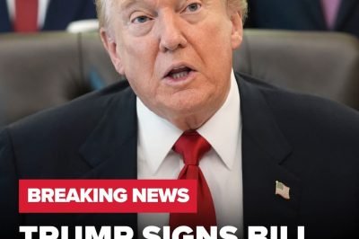 President Trump signs bill ending government shutdown – VIDEO