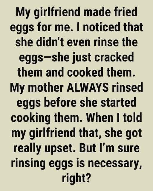 Do you need to wash eggs before using them?