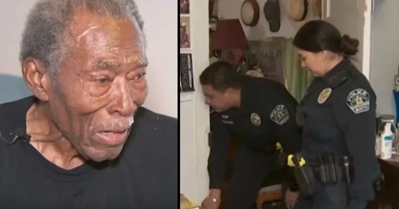Elderly Veteran Calls 911, Then Lady Cop Arrives And Notices His Kitchen