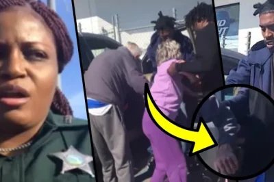 VIDEO: Deputy Jumps From Truck As 3 Men Grab Onto Struggling Elderly Couple