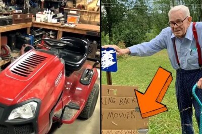 Elderly Man Whose Lawn Mower Was Stolen Posts Sign For Thief
