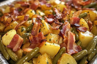 Country-Style Ranch Green Beans and Potatoes with Bacon
