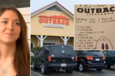 Outback Workers Wish Nobody Saw What They Wrote On Cops’ Receipt