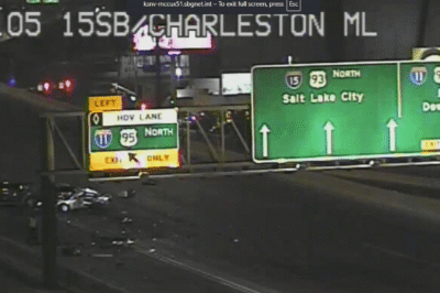 Fatal wrong-way crash on I-15 near Charleston leaves one dead, three injured