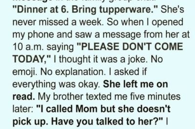 A Text From Mom Stopped Us Cold