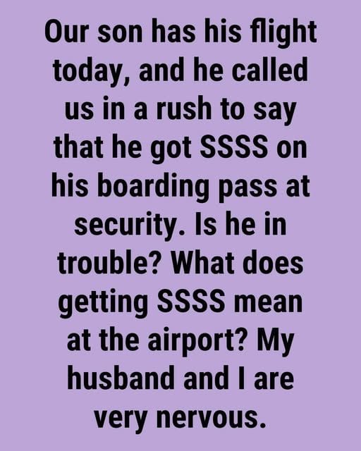 What Is the Significance of “SSSS” on Airline Tickets?