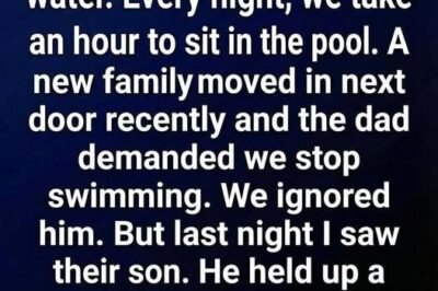 The Poolside Routine That Taught Us a Lesson in Understanding, and How a Quiet Evening Habit Slowly Revealed the Unseen Stories Living Just Beyond Our Fence, Changing the Way We Listen, Assume, and Choose Kindness in Everyday Life