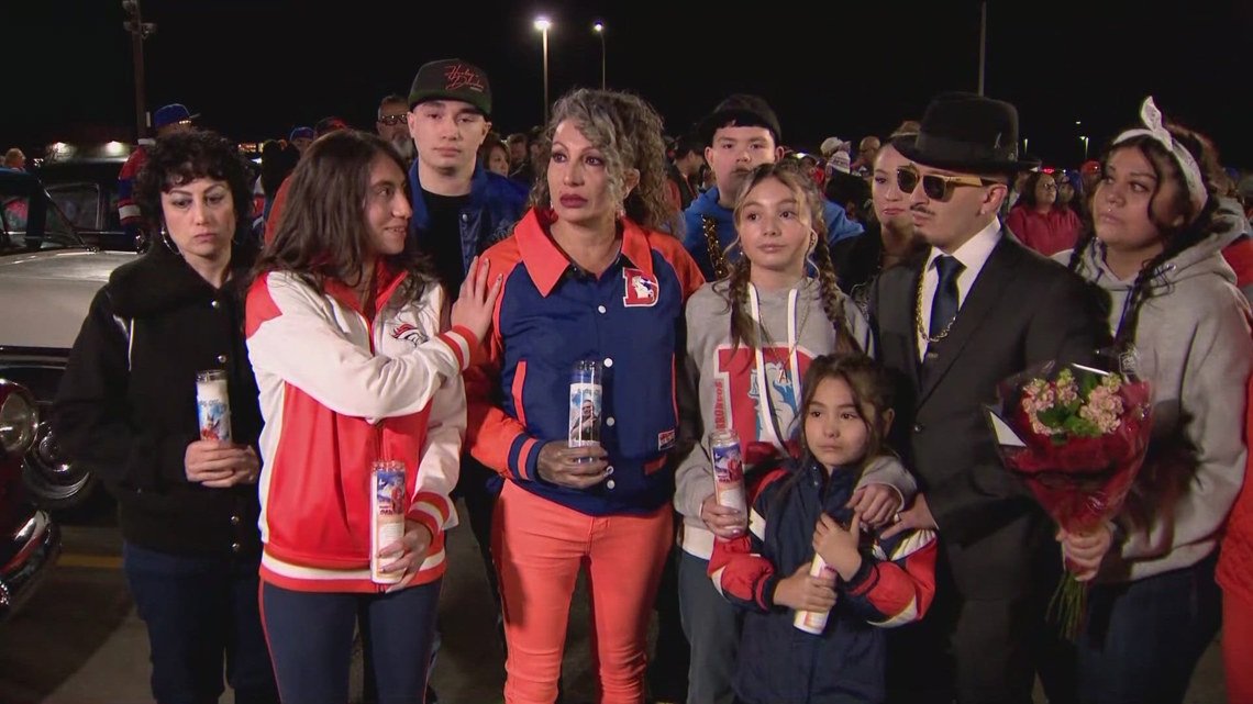 Broncos community gathers to remember superfan 'Bronco Gabe' killed in motorcycle crash