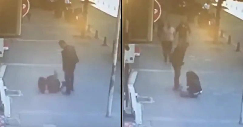 Man Beats Wife In Public: Seconds Later, Good Samaritan Strikes Hard
