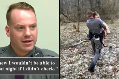 NY State Trooper Finds Missing Toddler, She Clutches Onto Him