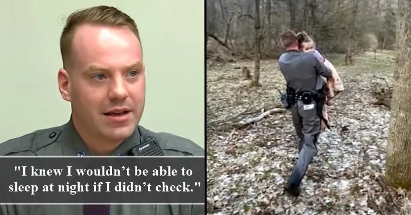 NY State Trooper Finds Missing Toddler, She Clutches Onto Him