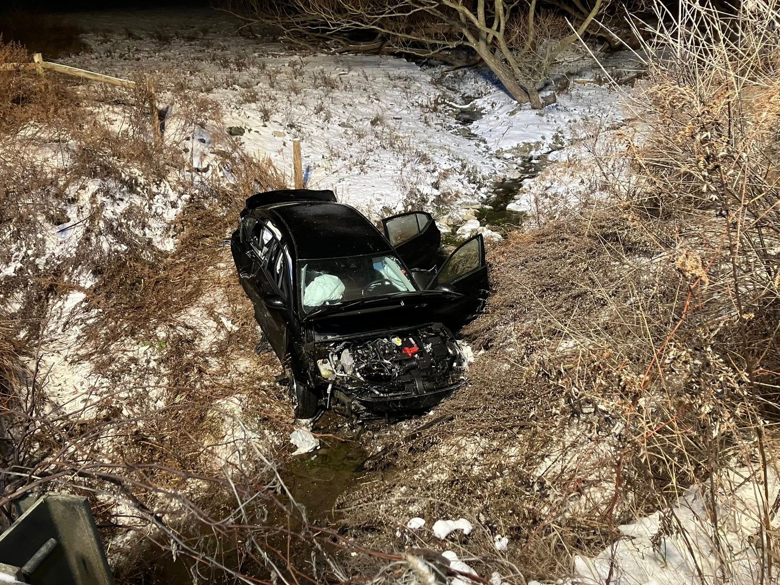 One airlifted, two others hurt after weekend crash in King Ferry