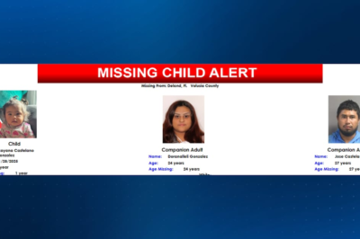 A Florida missing child alert has been issued for a toddler who was last seen in DeLand – WFTV