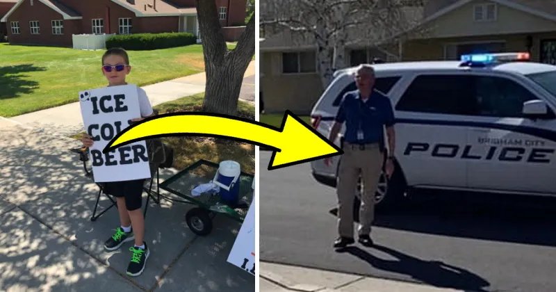 Concerned Adults Call Cops On Young Boy Selling ‘Ice Cold Beer’