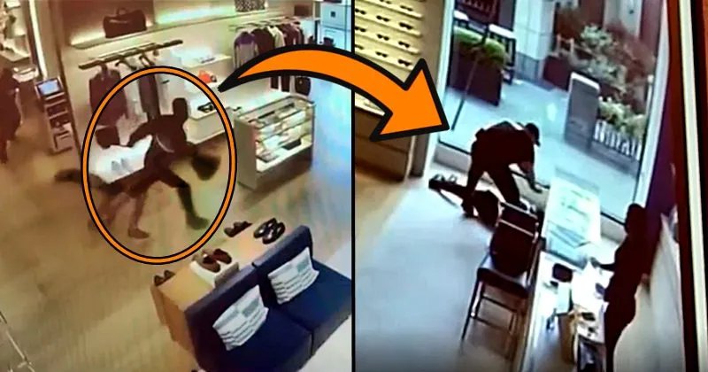 Punk Snatches $18k Purses, Takes Off — Runs Into Instant Karma