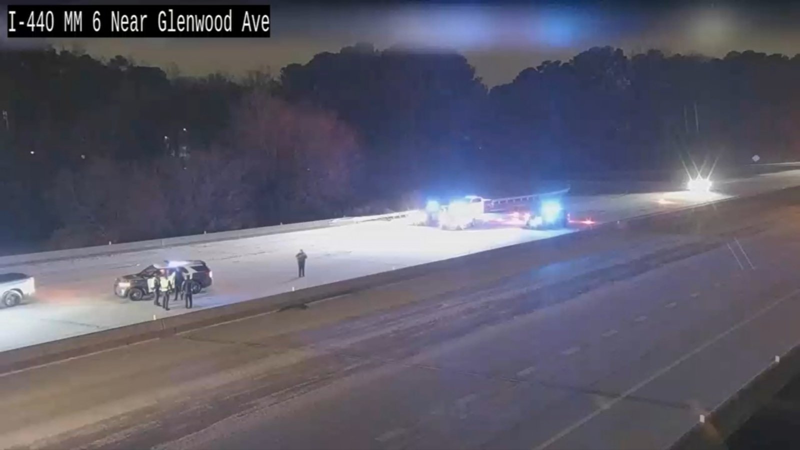 Raleigh police car involved in I-440 crash investigation