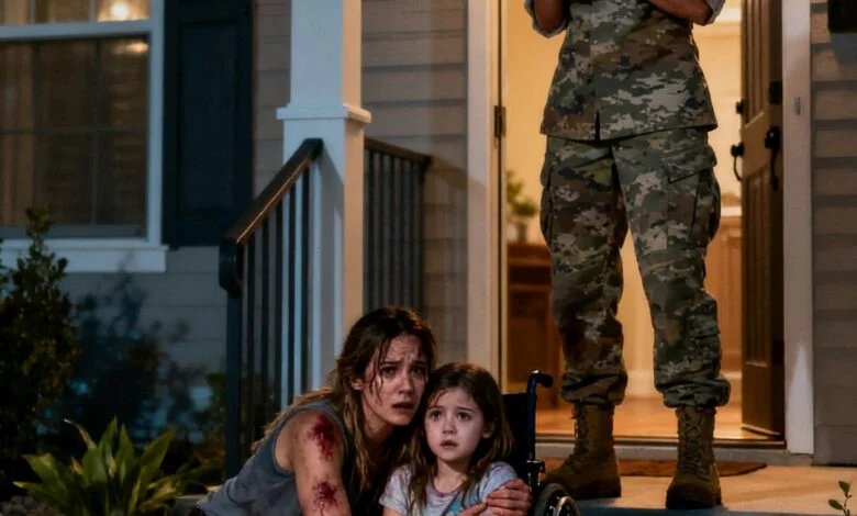 At 2 am my sister collapsed outside my home, bruised, shaking, holding her disabled daughter, Then came a text from mom, dont save that cripple