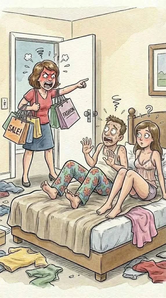 Wife Arrived Home After A Long Shopping Trip