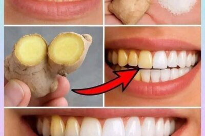 Ginger and salt recipe to whiten teeth and freshen breath naturally