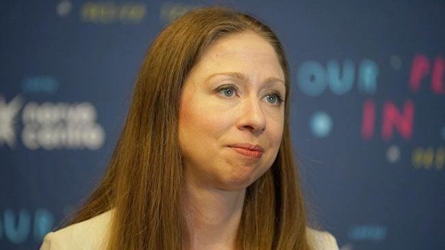 Chelsea Clinton with tears in her eyes make the sad announcement…See more