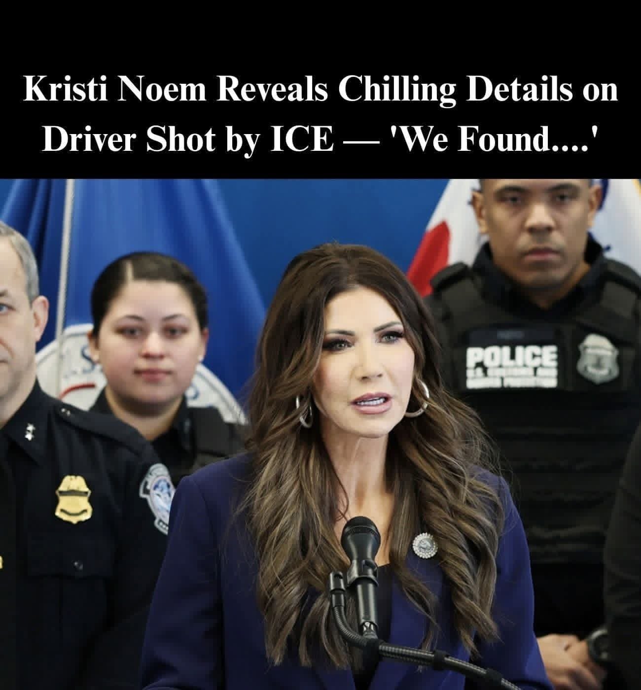 Noem Provides New Info On Woman By ICE Agent In Minnesota