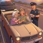 Retirement Road Trip, a Speeding Stop