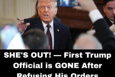 SHE’S OUT! First Trump official gone after defying his orders…