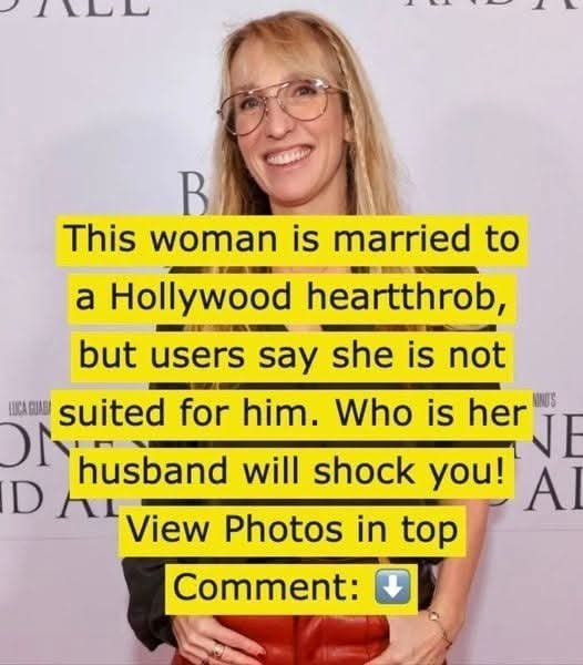 This woman is married to a Hollywood heartthrob, but users say she is not suited for him