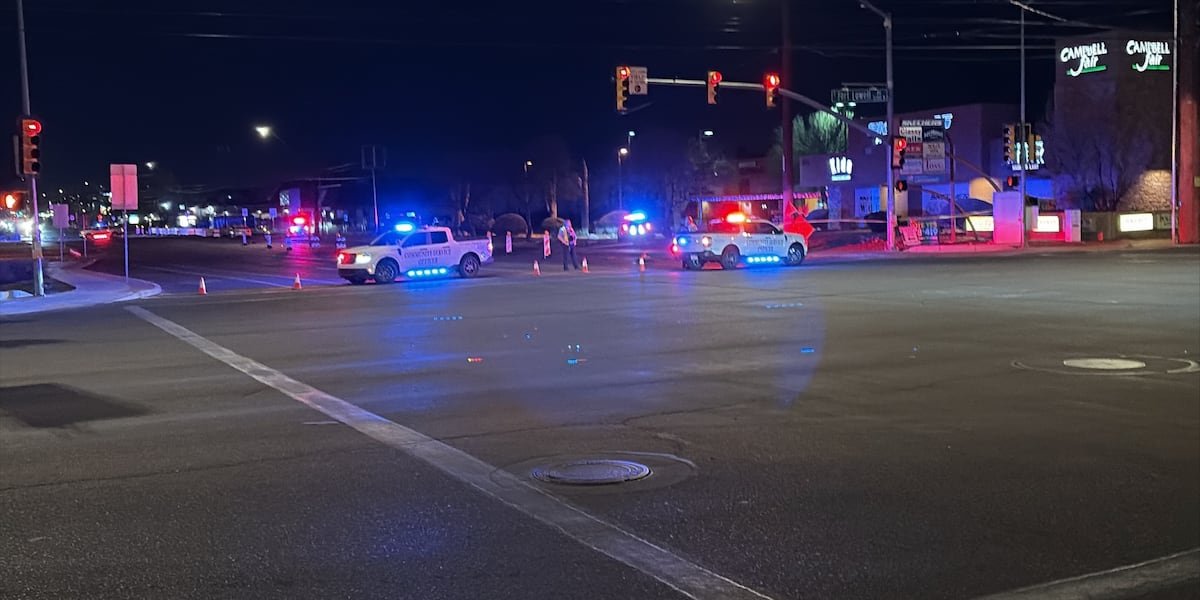 Portions of Campbell closed following crash