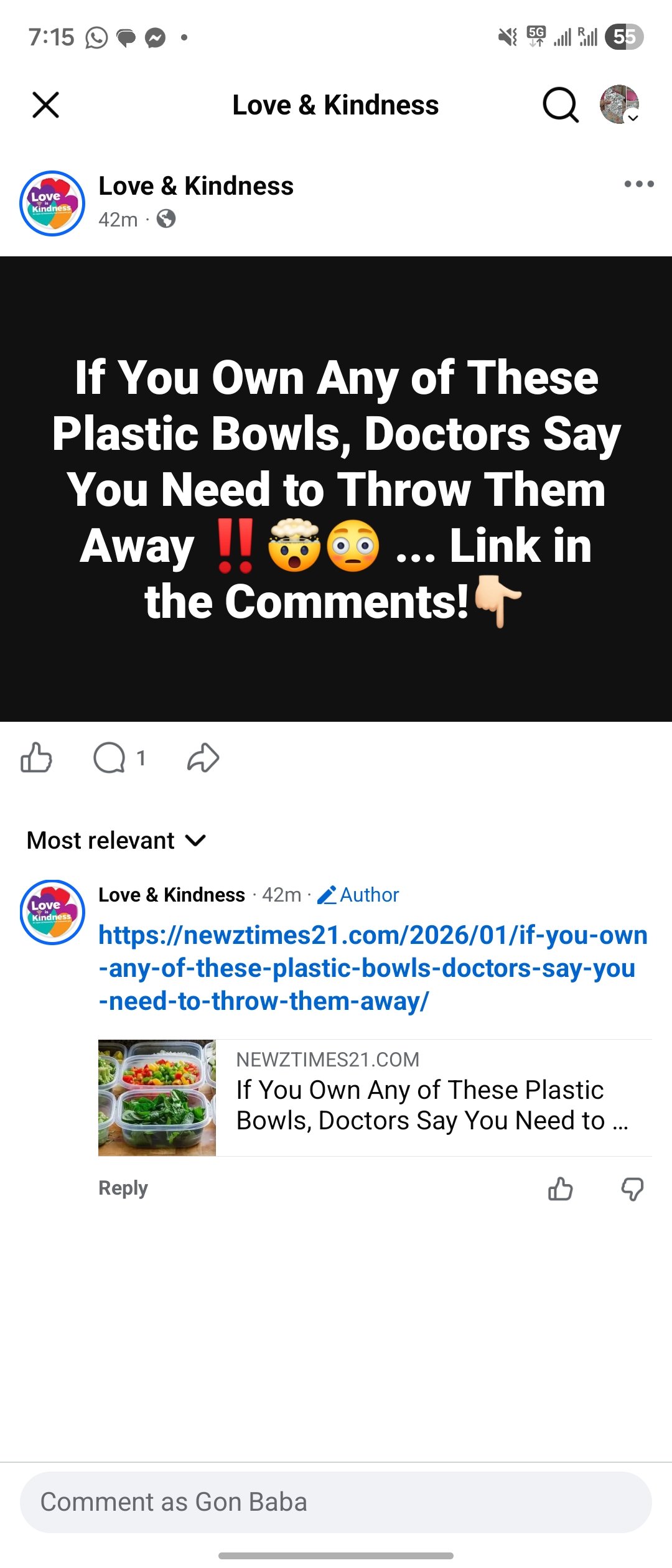 You Own Any of These Plastic Bowls, Doctors Say You Need to Throw Them Away