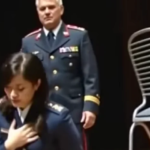 During the Purple Heart ceremony, my stepmother swung a chair at me, causing my arm to break as I!