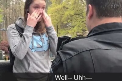 VIDEO: Abortion-Rights Advocate Cries, Begs, Pleads With College Cop
