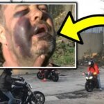 Man Pays Dearly After Confronting Punks On Motorcycles